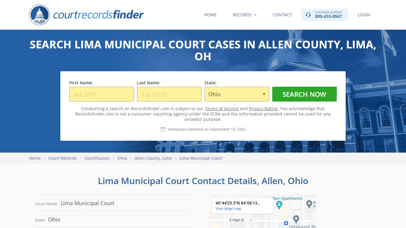 Lima Municipal Court Case Search - Allen County, OH - RecordsFinder